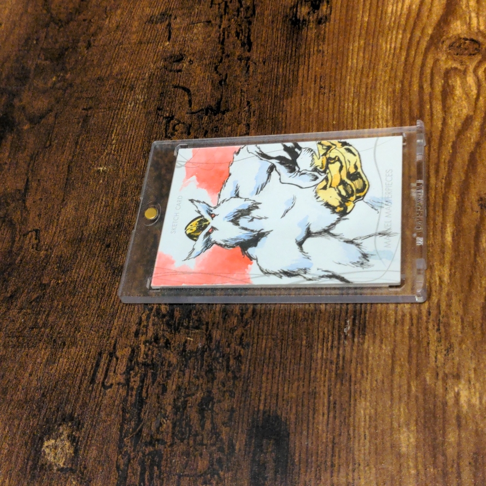 Marvel 2020 masterpieces skybox sketch card xemnu 1/1